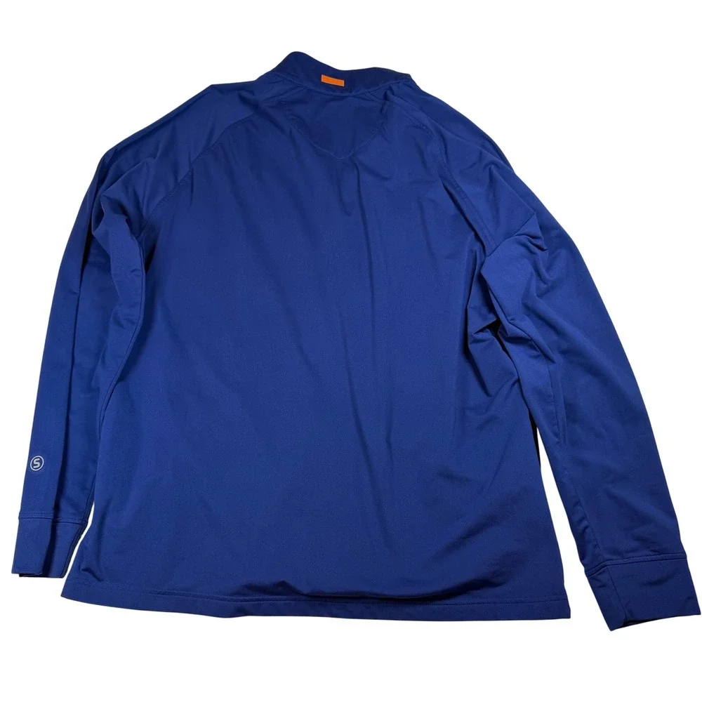 Stitch Golf SWS Weather System Jacket Men XL Blue Full Zip Fleece Lined RN155812